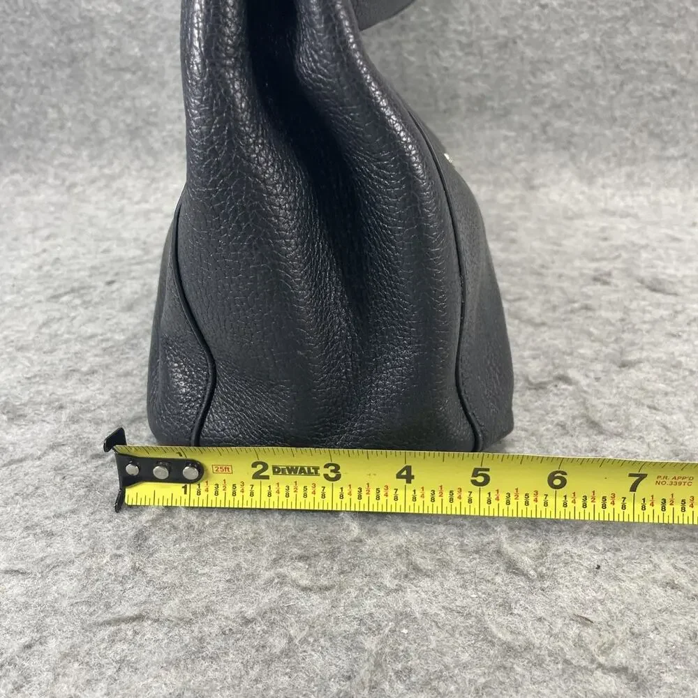 Kate Spade KAT Pebbled Leather Purse Black Shoulder Bag FLAWED FADED HARDWARE